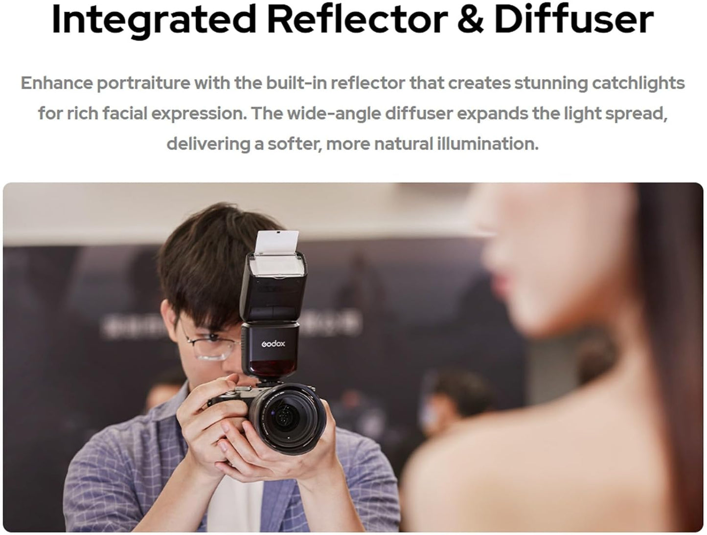 Godox TT520III Camera Flash, 1.8s Recycle Time, 400 Full Power Flash, Built-in Receiver and RT Transmitter for Canon Nikon Panasonic Olympus Pentax and Other DSLR Cameras (NO TTL, TT520II Upgrade)