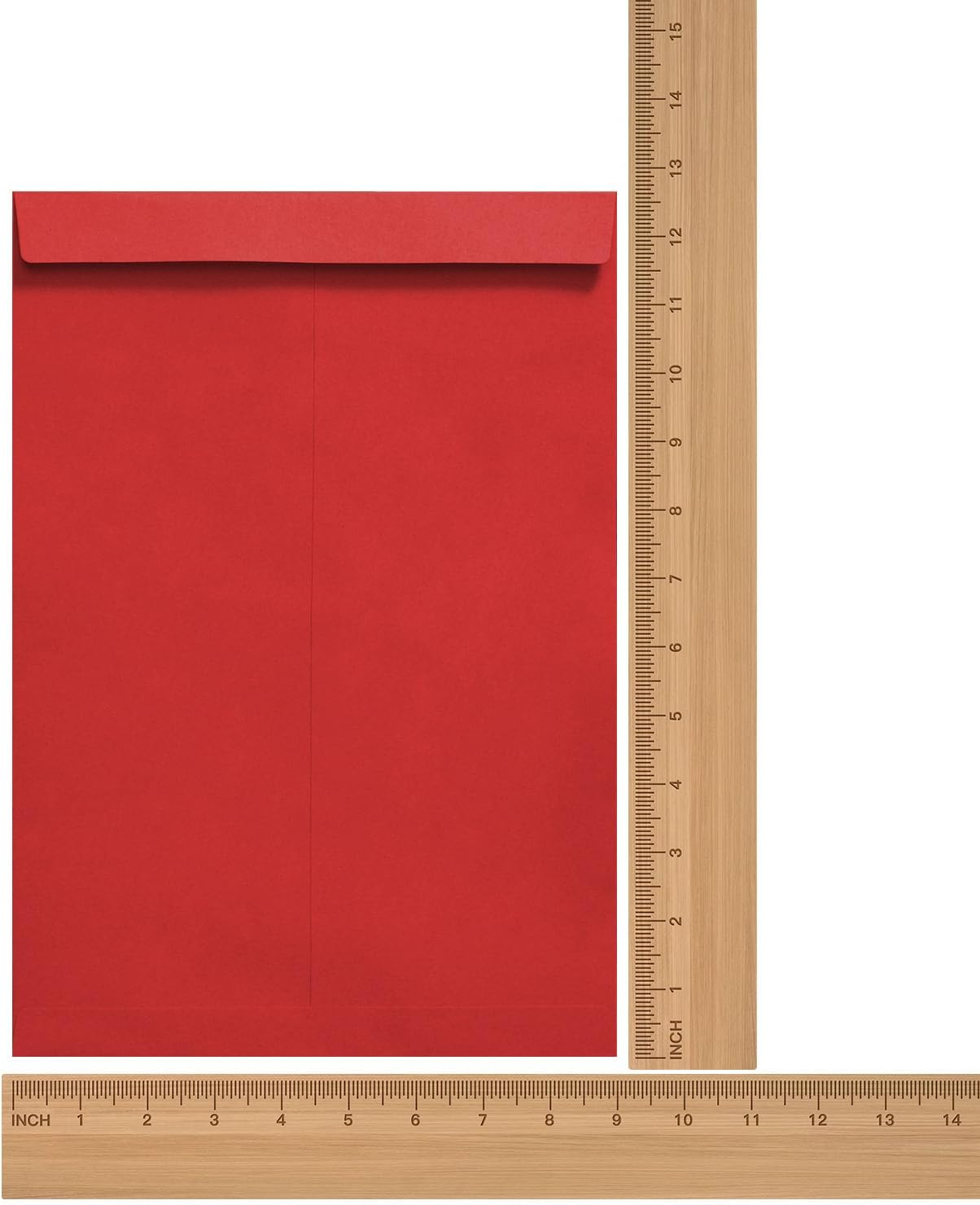 Tanshuqin 9" x 12.75" Self-Seal Catalog Envelopes 32lb Kraft Envelopes for Invitation Cards, Organizing and Storage, Pictures, Photos, Documents (100 PCS)