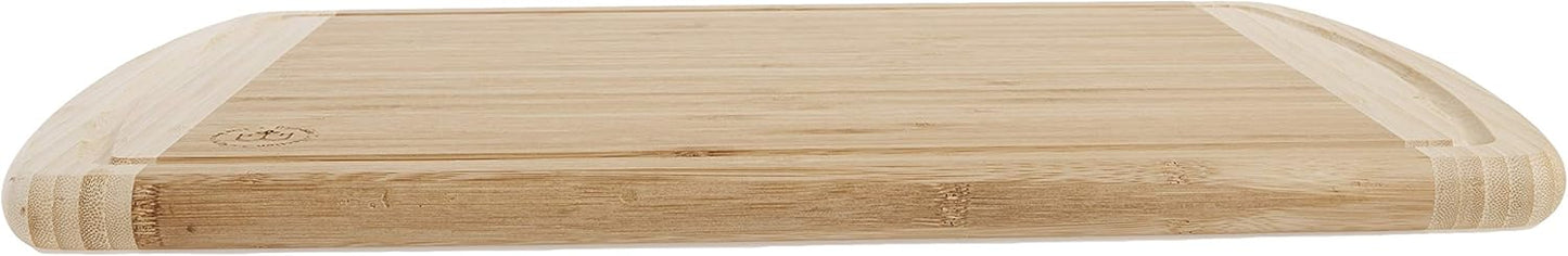Bamboo Cutting Board Set - 3 Piece Wooden Cutting Board, 3 Assorted Sizes of Bamboo Wood Cutting Boards for Kitchen - Chopping Board for Food Prep, Chopping, Carving Meat, Fruits, Vegetables