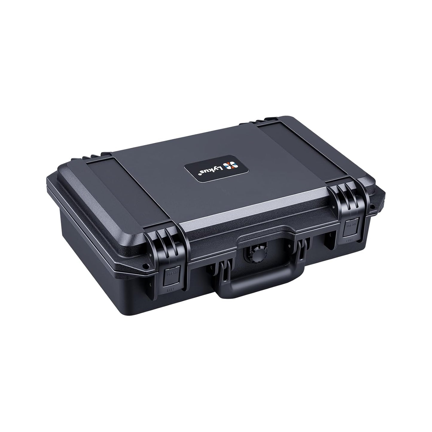 Lykus HC-3810 Waterproof Hard Case with Customizable Foam Insert, Interior Size 38x28x13.5cm, Suitable for Camera, Lens, Drone, mic, Flashlight, Telescope, Action cam, Electronics, Tools, and More