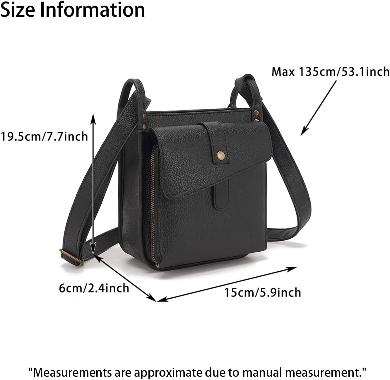 Lexiyat Crossbody Purses for Women Trendy Cell Phone Bag Leather Shoulder Handbags with Card Slots