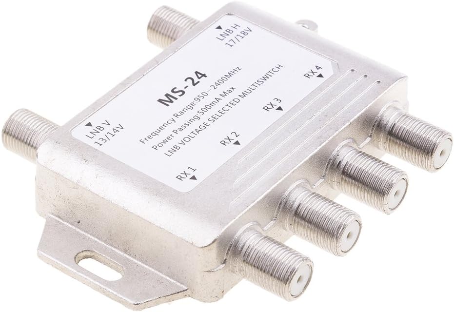 2x4 FTA TV LNB Switch 2 LNB 4 Receiver