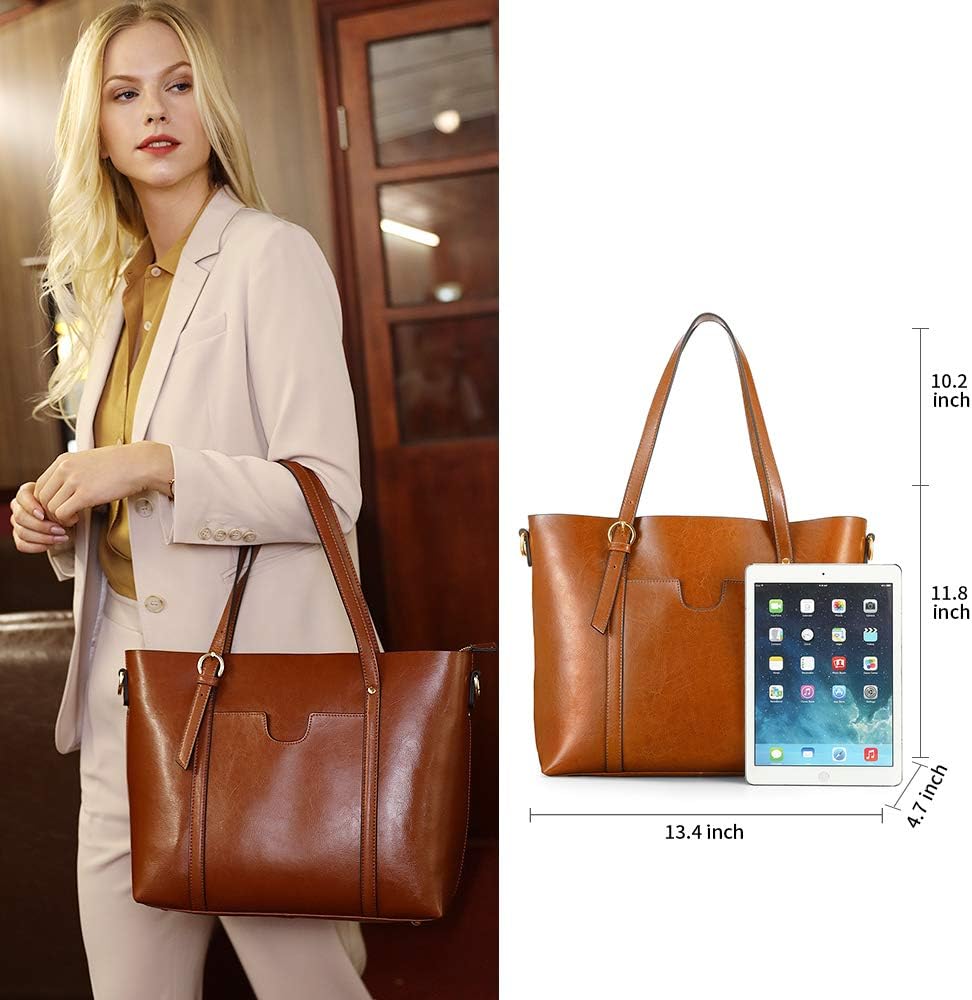 Purilite Select Women’s Vintage Leather Tote Bag