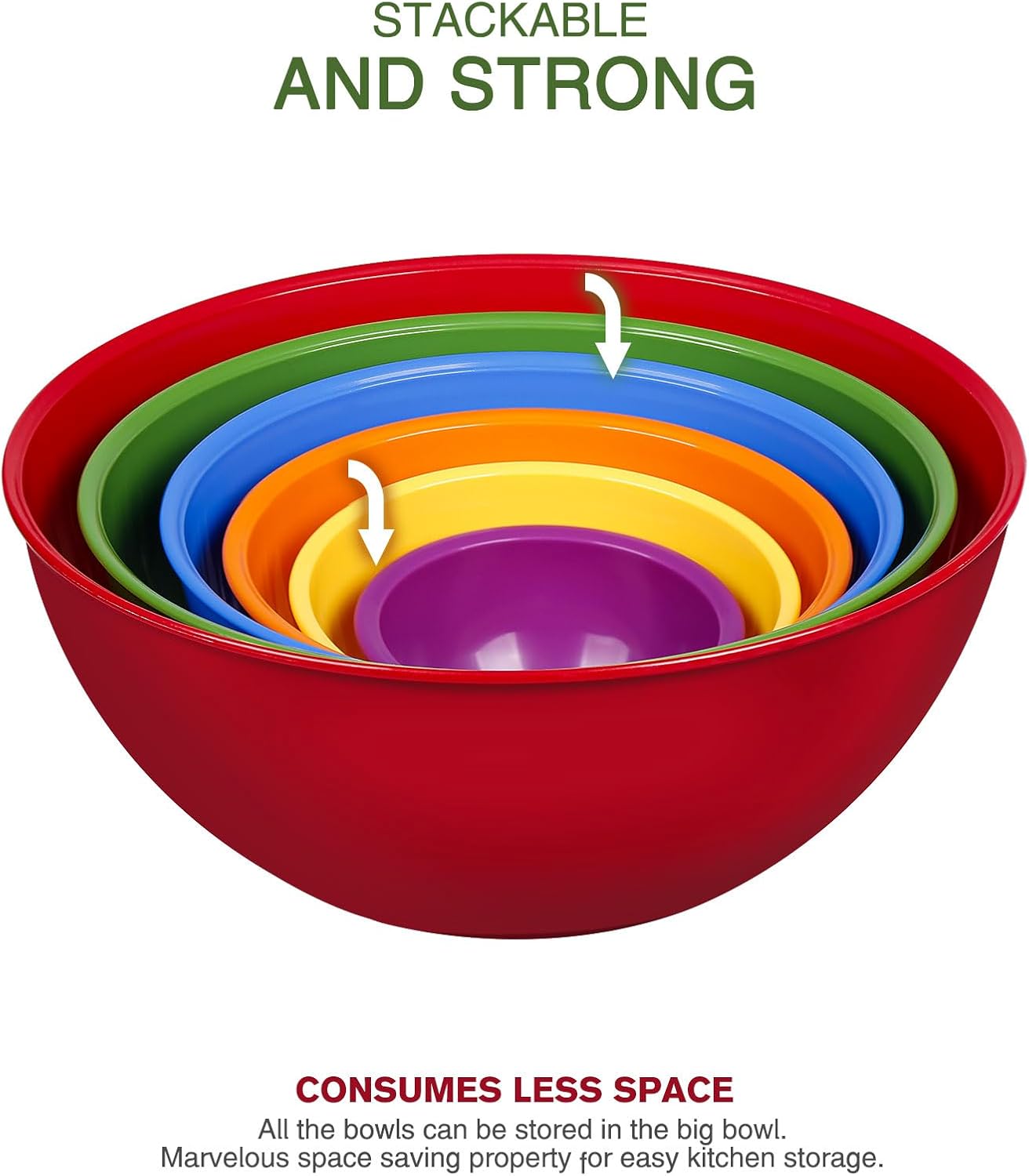 Purilite Select Plastic Mixing Bowl Set