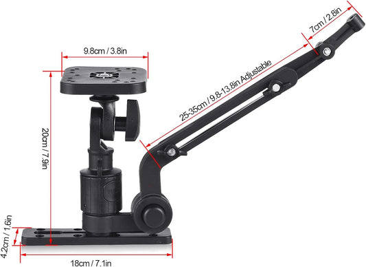 HUNYA Kayak Fish Finder Mounting Plate Kayak Boat Transducer Mounting Arm Fish Finder Mount Base Adapter - PuriLite