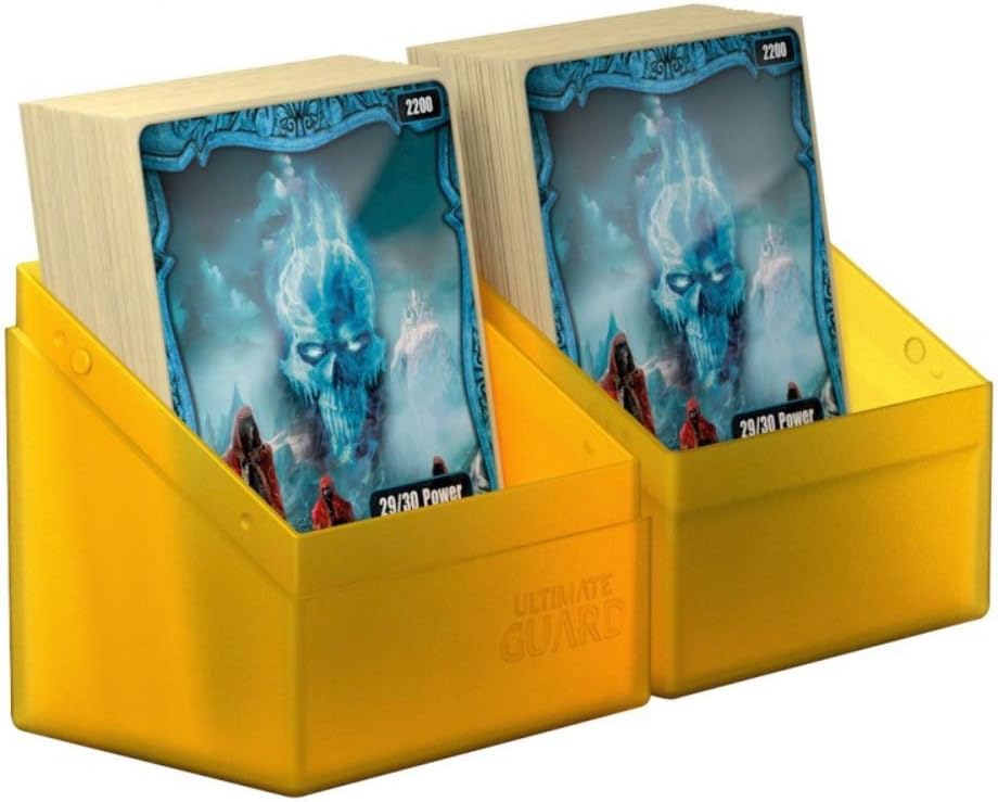 Ultimate Guard Boulder 100+ Classic, Deck Case for 100 Double-Sleeved TCG Cards, Onyx, Secure & Durable Storage for Trading Card Games, Soft-Touch Finish