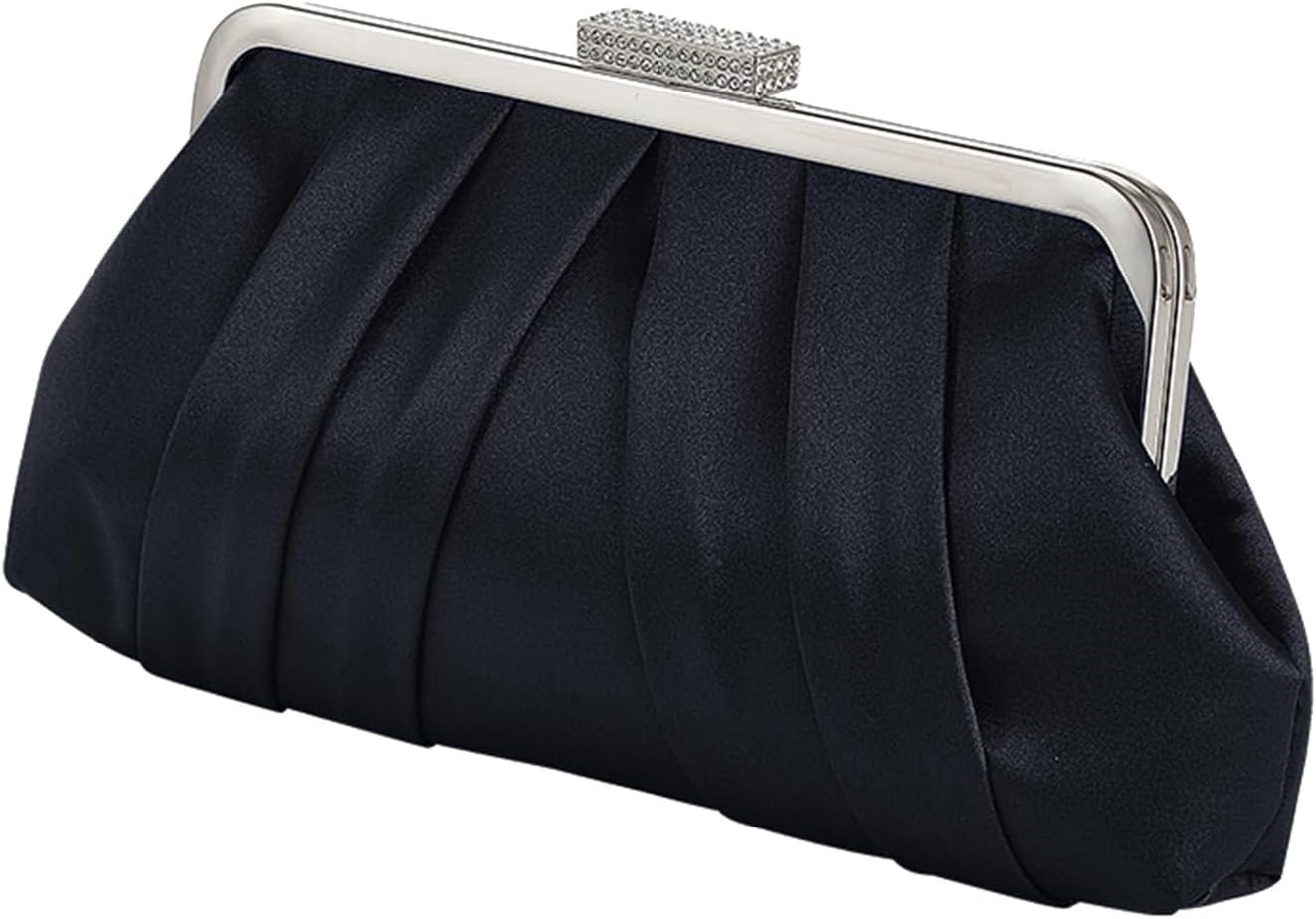 JAMBHALA Seashell Purse for Women Clear Evening Shoulder Bags with Pearl Chain