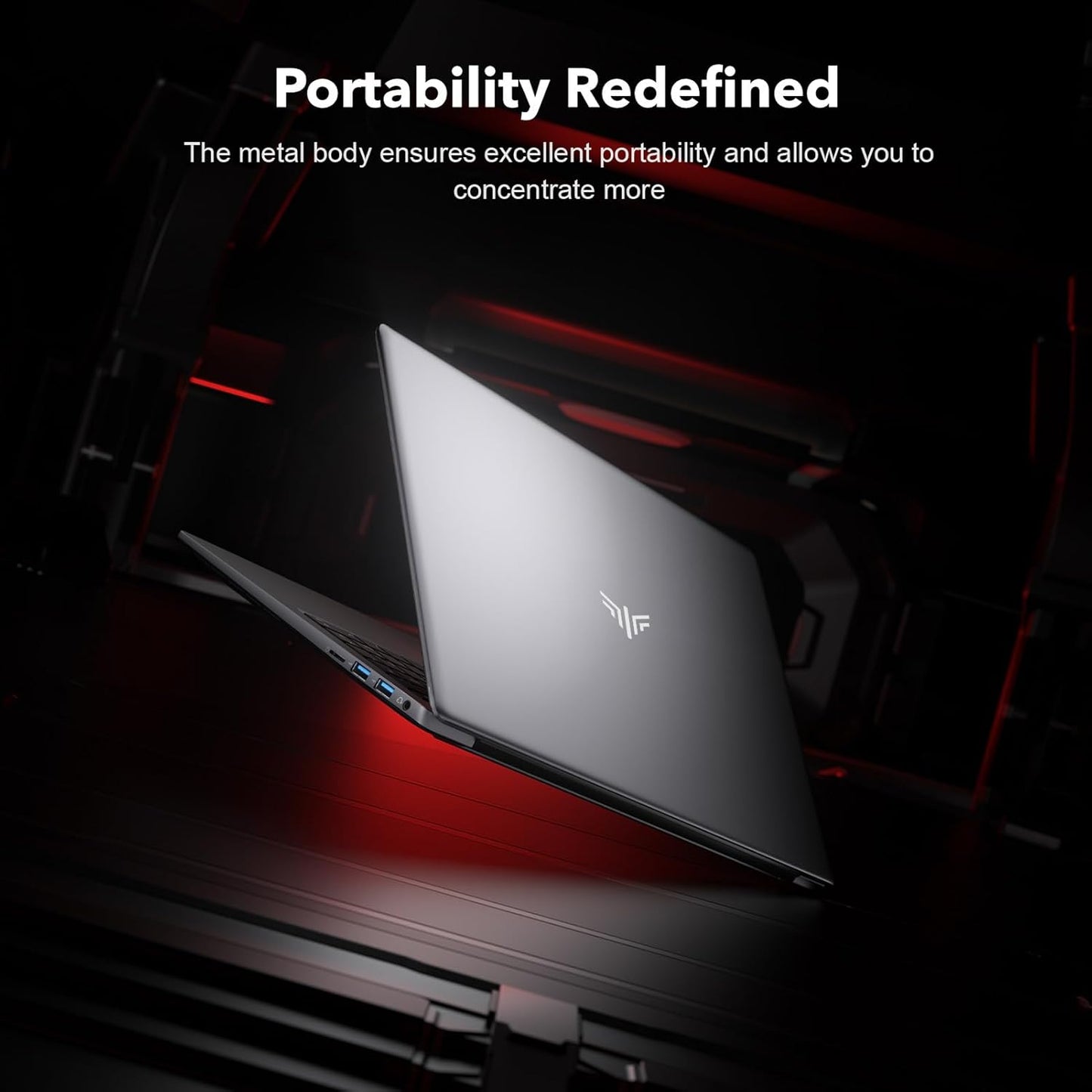 ACEMAGIC Gaming Laptop Computer AMD Ryzen 7 5700U Windows Laptop 16.1-in IPS 16GB DDR4 512GB NVMe SSD Backlit & Numeric Input WiFi 6 HDMI Type-C USB-3.2 Webcam 3.5mm Audio Office Laptops Home Laptops