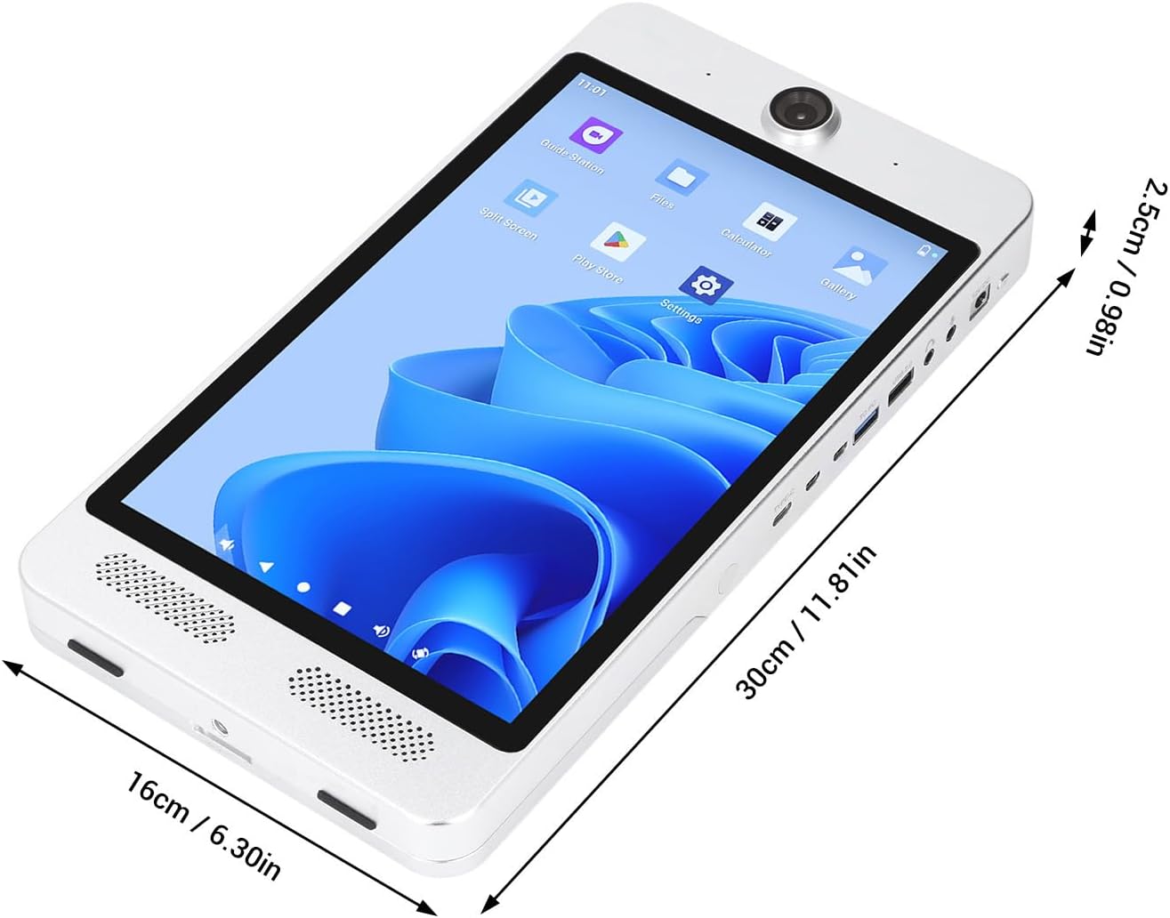 Generic Live Streaming Machine, Compact 1 Microphone 8GB 128GB Desktop Green Screen Broadcast Machine for Office (US Plug)