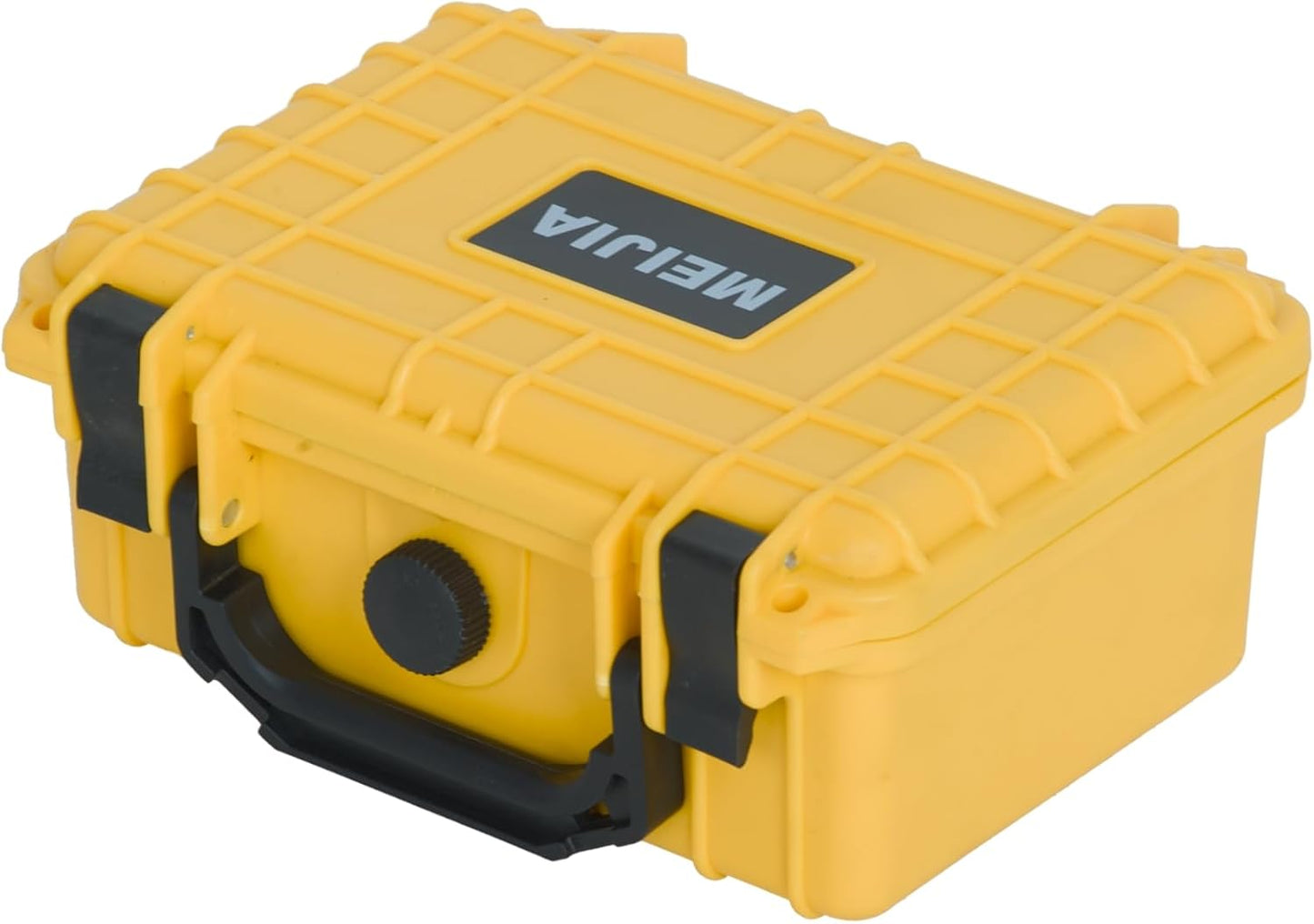 MEIJIA Portable All Weather Waterproof Protective Hard Case,Camera Case with Customizable Fit Foam, Fit use of Drones, Cameras, Equipments, 8.12"x6.56"x3.56" (Black)