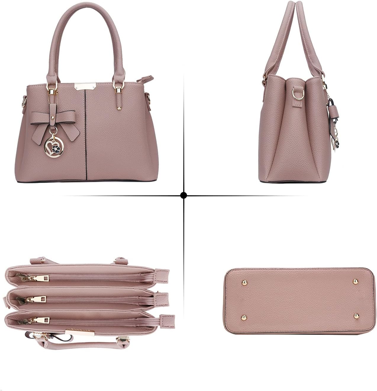 KKXIU Trendy Tote Bag for Women Lightweight Oxford Big Capacity Shoulder Purses and Handbags