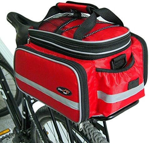 Disconano® Waterproof Multi Function Excursion Cycling Bicycle Bike Rear Seat Trunk Bag Carrying Luggage Package Rack Panniers with Rainproof Cover