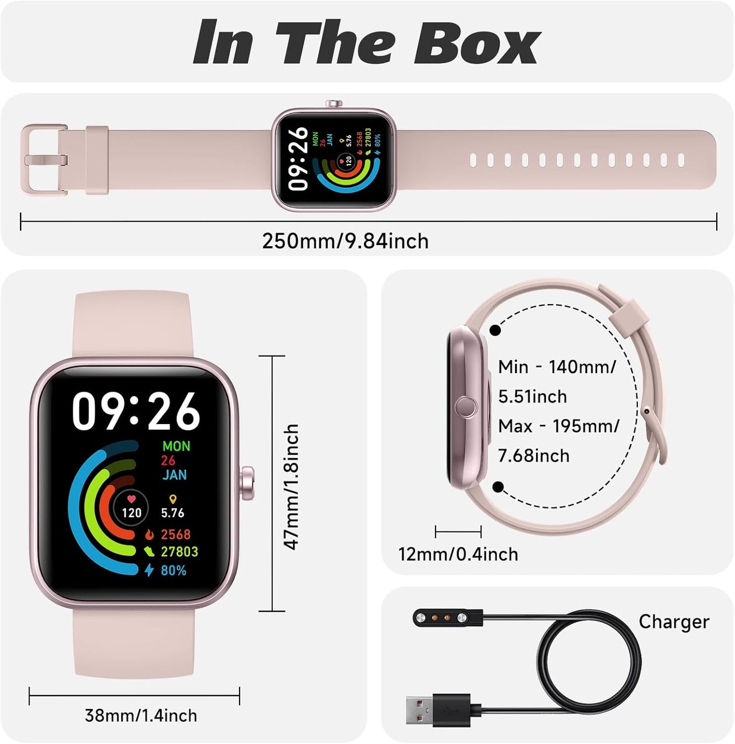 Purilite Select Alexa-Enabled Smartwatch