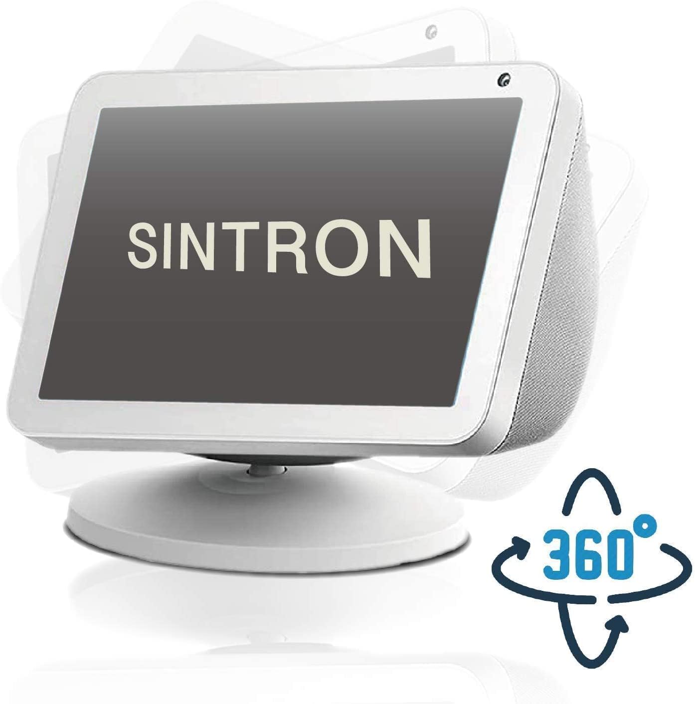 Sintron Smart Display Stand for Show 5 & Show 8 (1st Gen & 2nd Gen) - Adjustable Magnetic Stand Mount with 360 Degree Rotation, Tilt Function and Anti-Slip Base, Compatible with iPhone Models (Black)