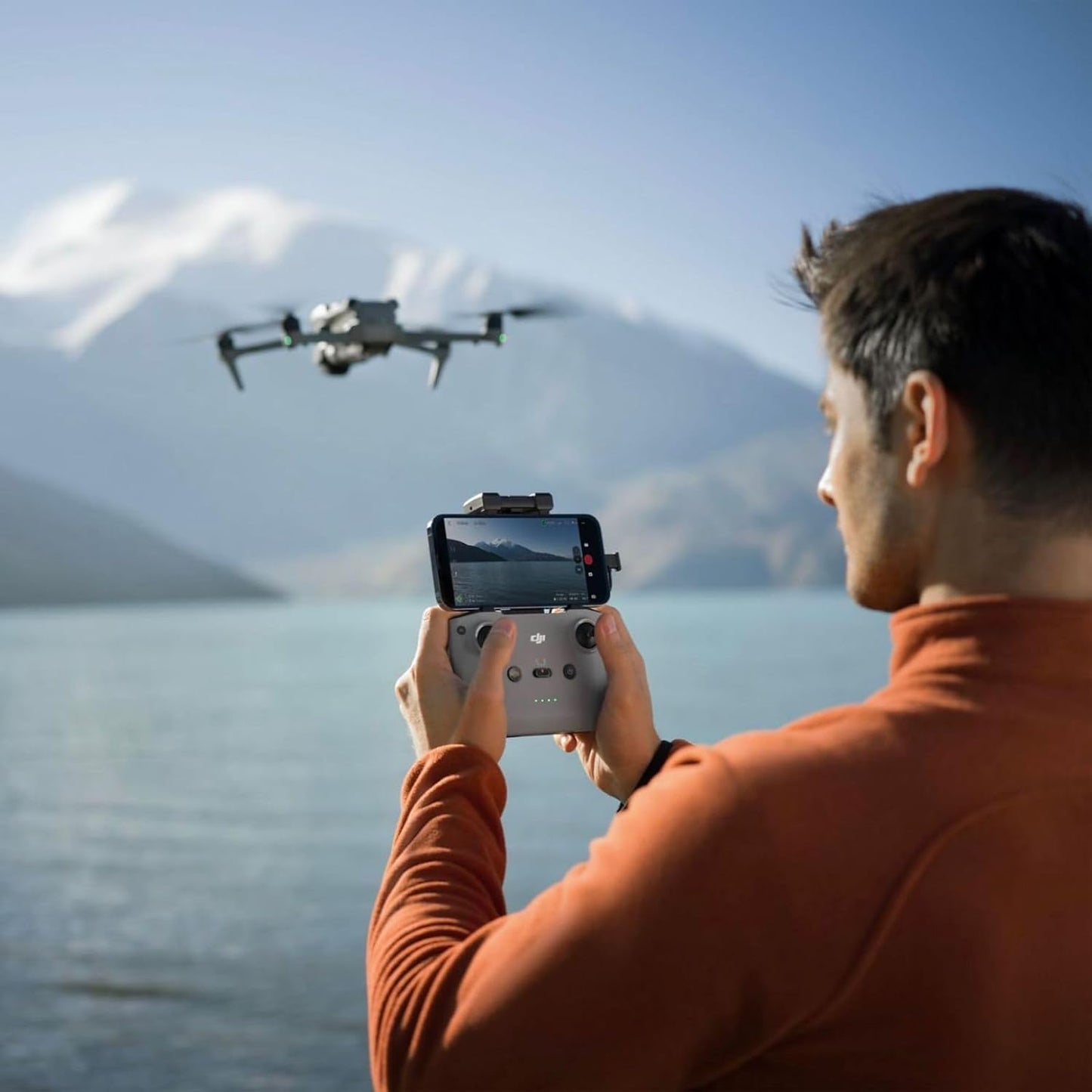DJI Air 3S Fly More Combo (RC 2 Screen Remote Controller), Drone with 1" CMOS Wide-Angle & Medium Tele Camera for Adults, 4K/60fps, Omnidirectional Sensing & 3 Batteries for Extended Flight Time