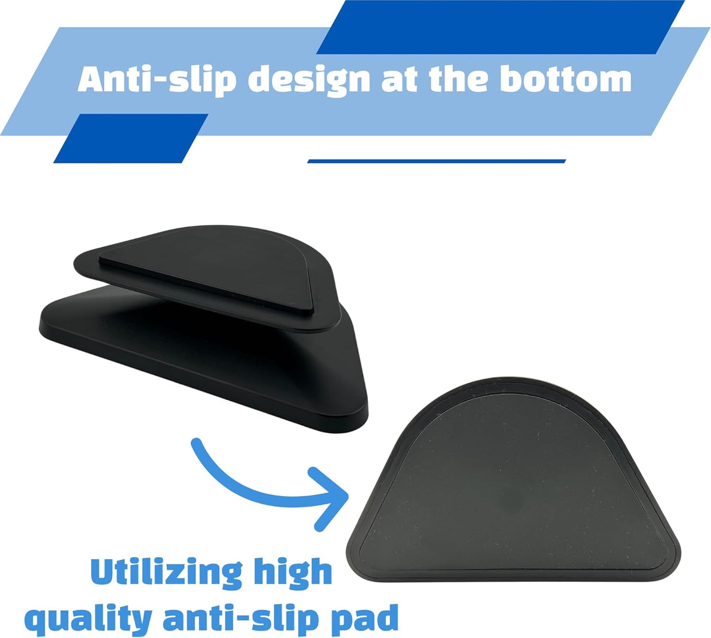 Sintron Adjustable Magnetic Stand Mount for Echo Show 5 (3rd Gen) & iPhone Models, Smart Display Stand Holder for Show 5 3rd Gen with 360 Degree Rotation, Swivel Tilt Function, Anti-Slip Base (Black)