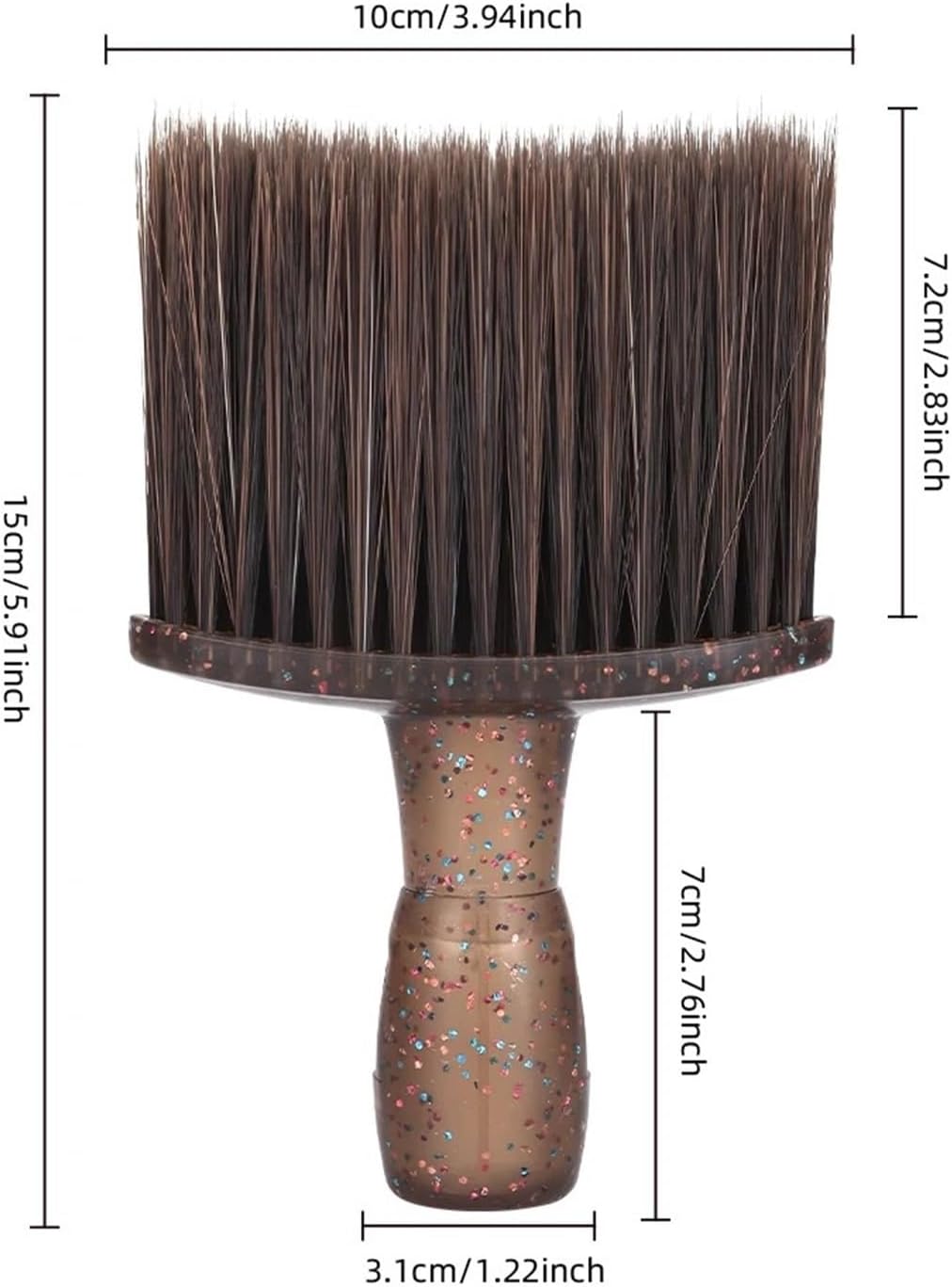 Salon Barber Neck Duster Brush, Soft Bristle Hair Cleaning Brush,