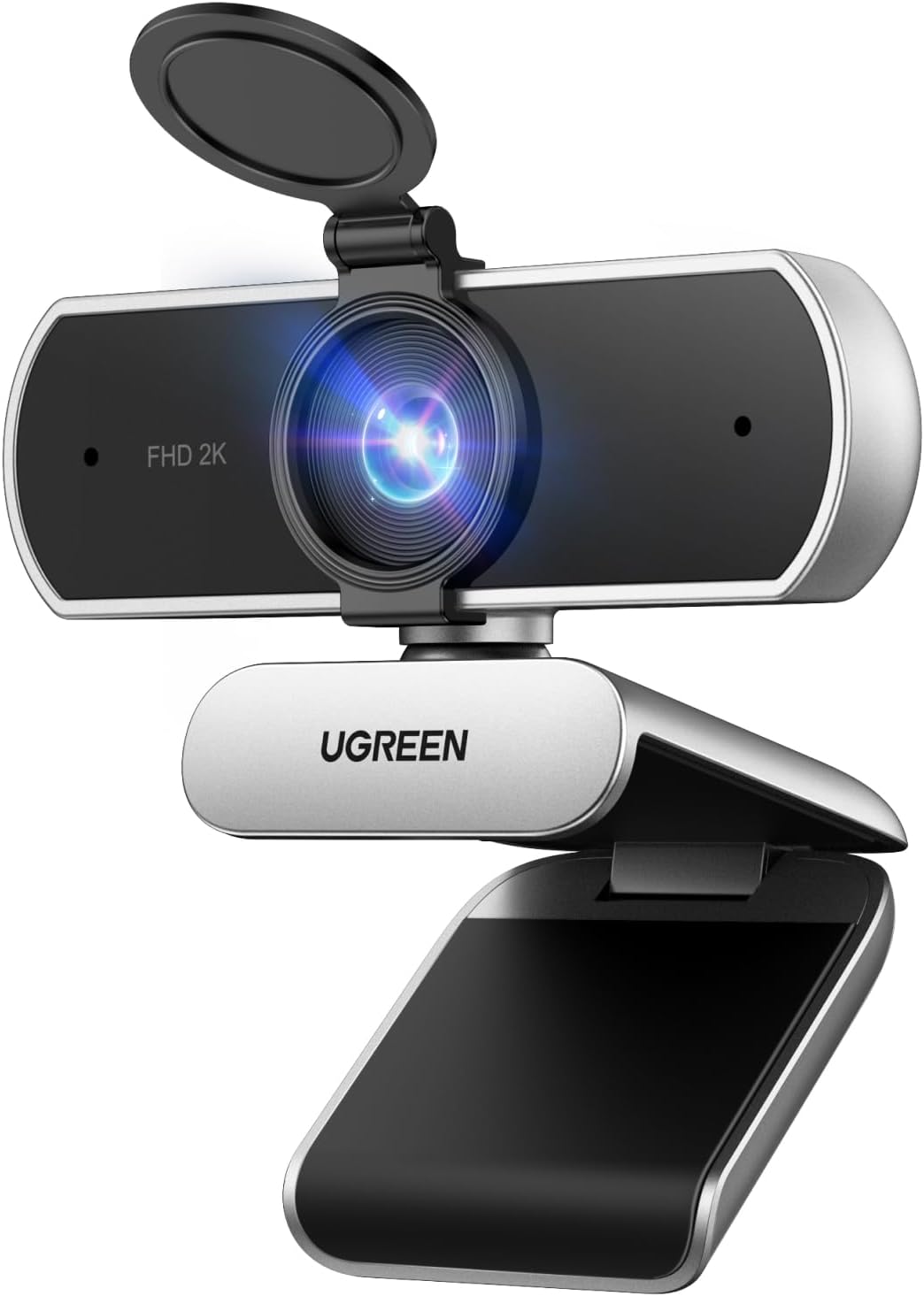 UGREEN 1080P Webcam with 2 Noise-Canceling Microphones, Live Streaming Web Camera, HD Auto Light Correction, USB-A Computer Camera for Zoom/Skype/Teams, Conferencing & Video Calling, PC/Mac/Laptop