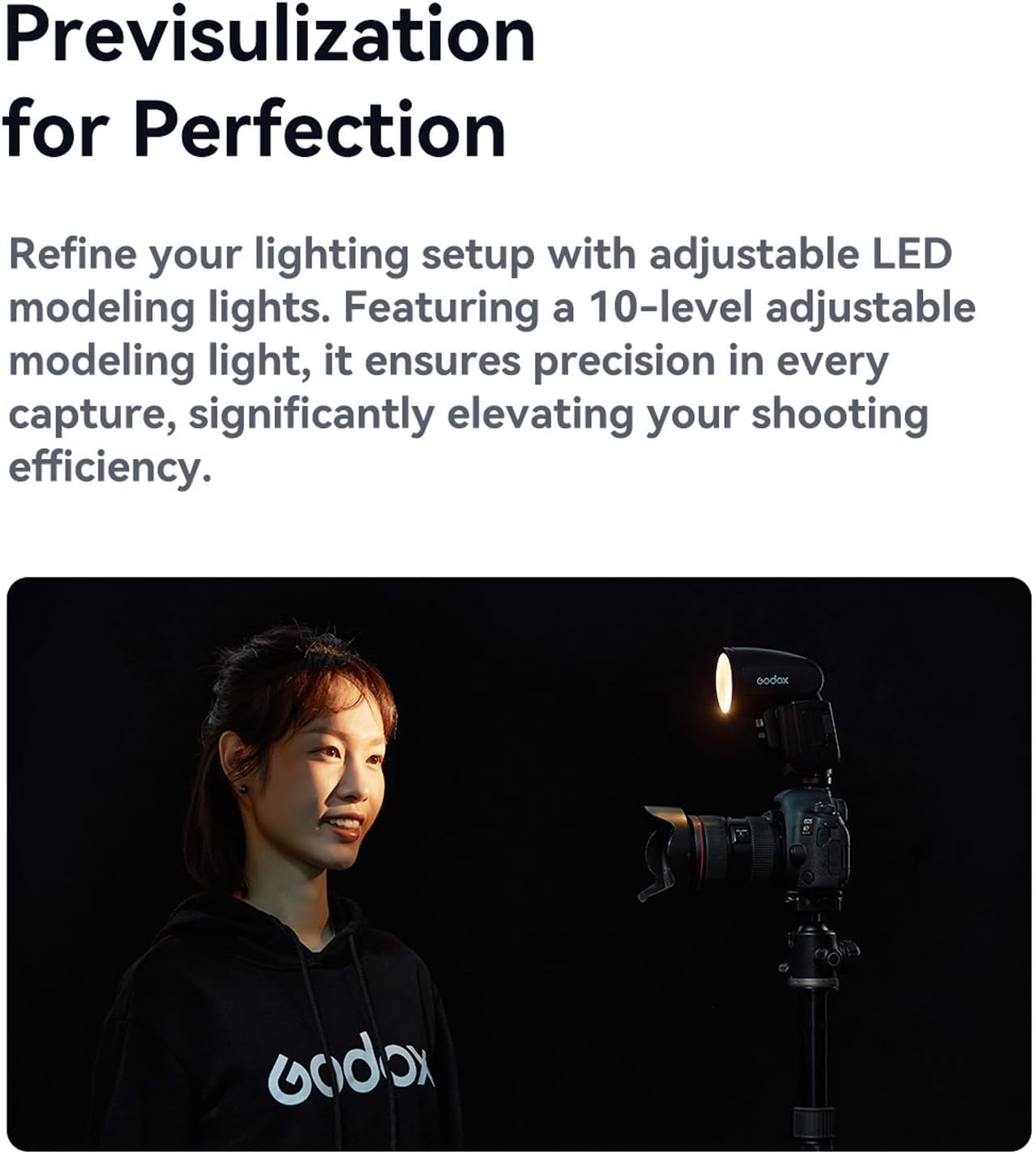 Godox V1S Professional Camera Flash Speedlite TTL Speedlight Round Head Wireless 2.4G Fresnel Zoom Compatible with Sony a7RII a7R a58 a99 ILCE6000L a7RIII a7R3 a9 a77II a77 a350 Camera for Photography