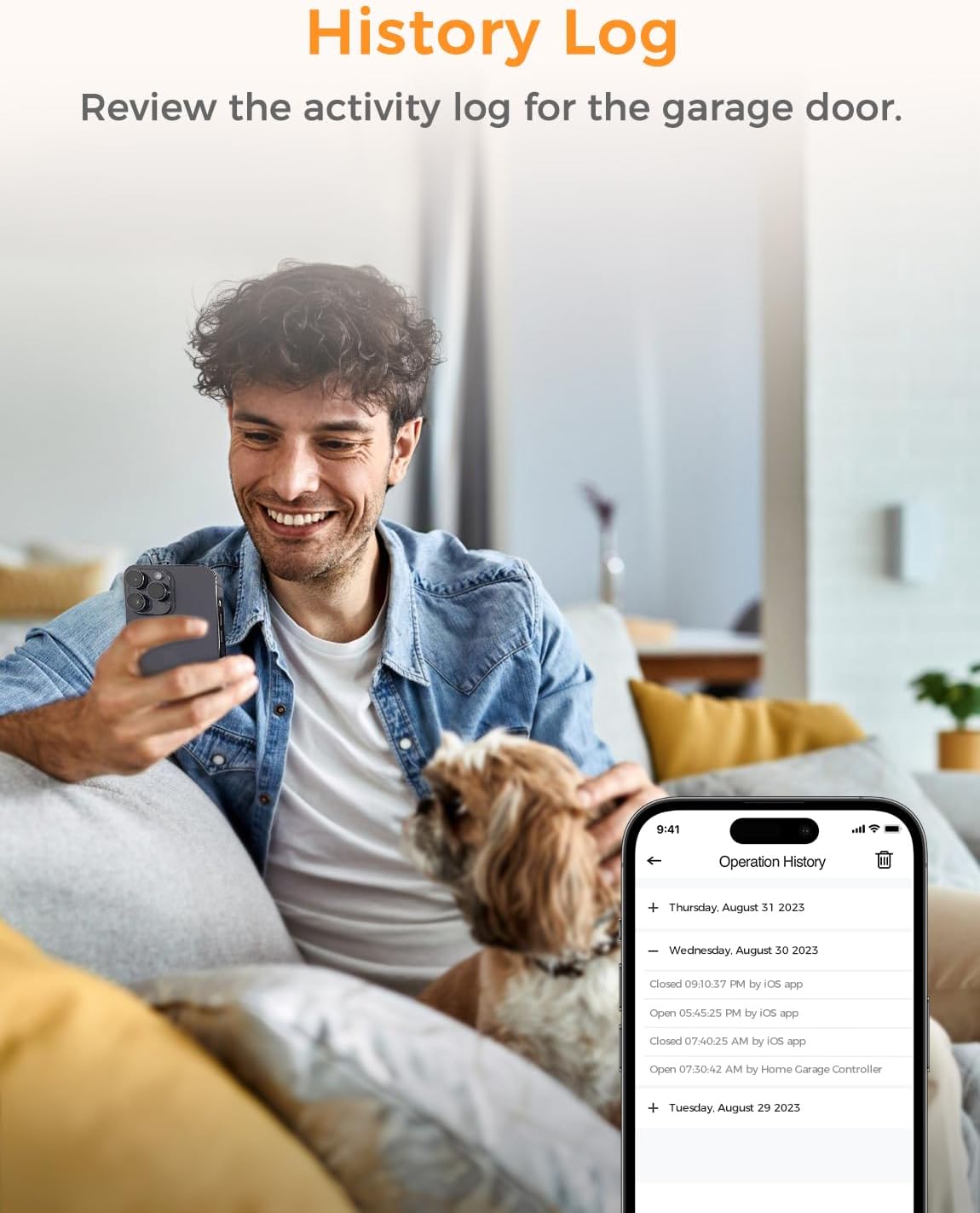 Refoss Smart Wi-Fi Garage Door Opener, APP Control, Compatible with Alexa, Google Assistant, ๐ก๐ผ ๐๐๐ฏ Needed