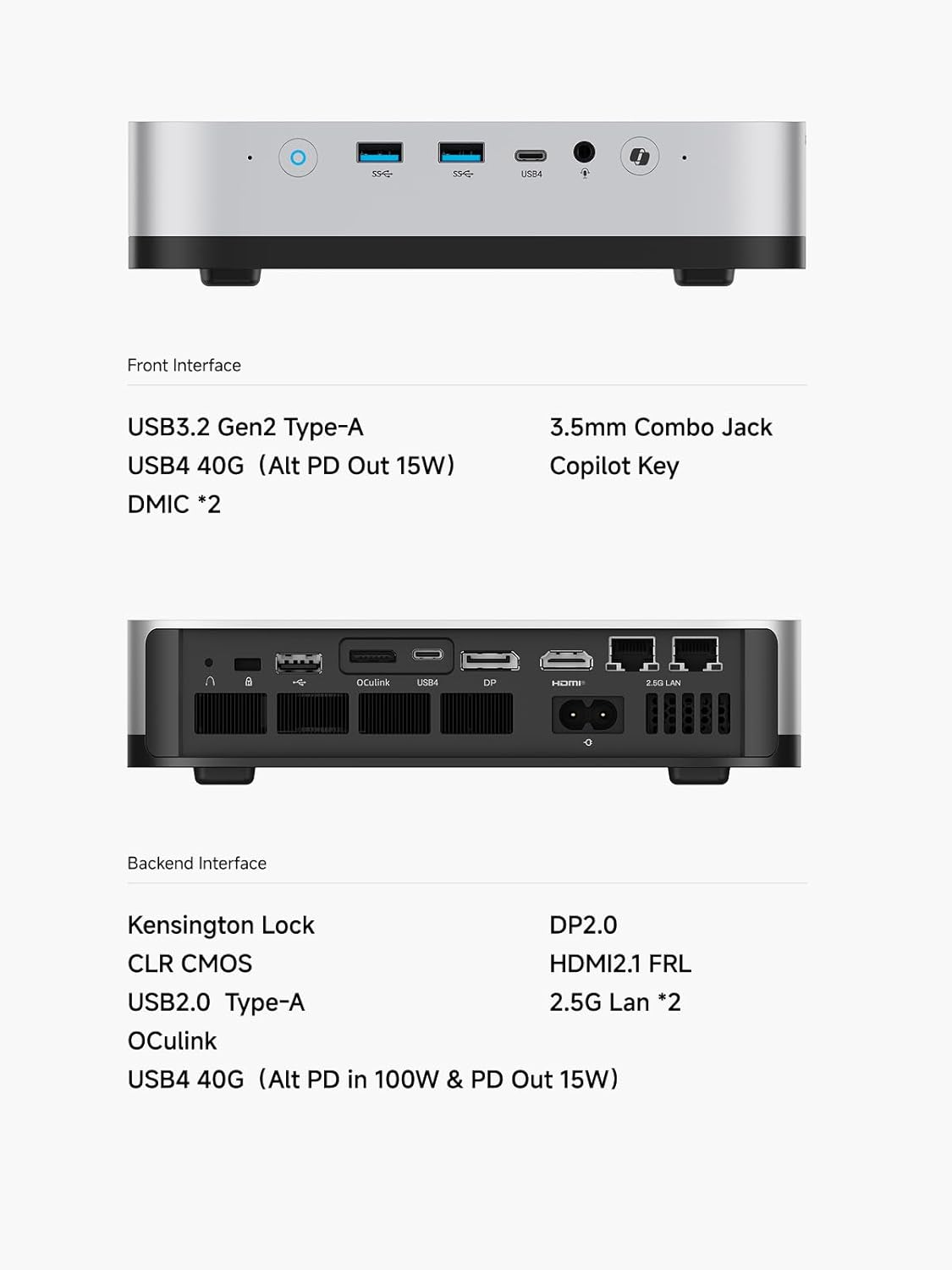 MINISFORUM AI Mini PC X1 Pro AMD Ryzen AI 9 HX370(12 Cores/24 Threads, up to 5.1GHz)&AMD Radeon 890M Mini Gaming Computer,96GB DDR5 2TB PCIe 4.0 SSD, 8K Quad Display,Dual 2.5 LAN/WIFI7/BT5.4/Oculink