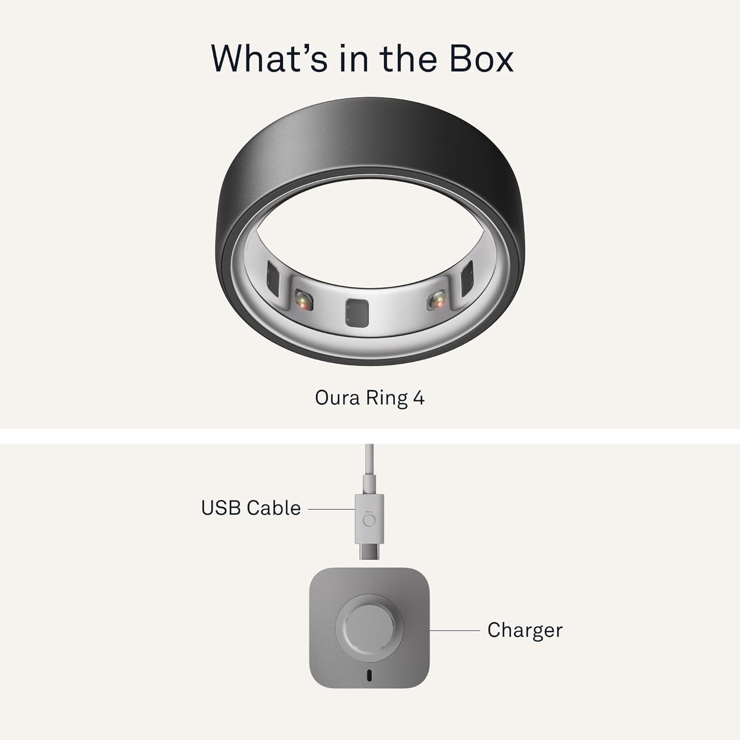 Oura Ring 4 - Gold - Size 9 - Smart Ring - Size First with Oura Ring 4 Sizing Kit - Sleep Tracking Wearable - Heart Rate - Fitness Tracker - Up to 8 Days of Battery Life