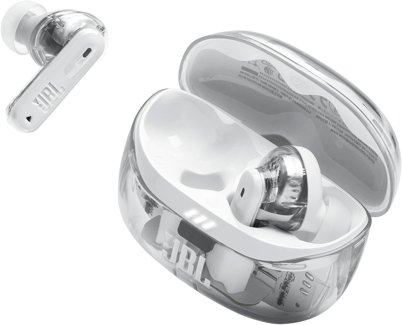 JBL Tune Beam 2 - True Wireless Noise Cancelling Earbuds - White