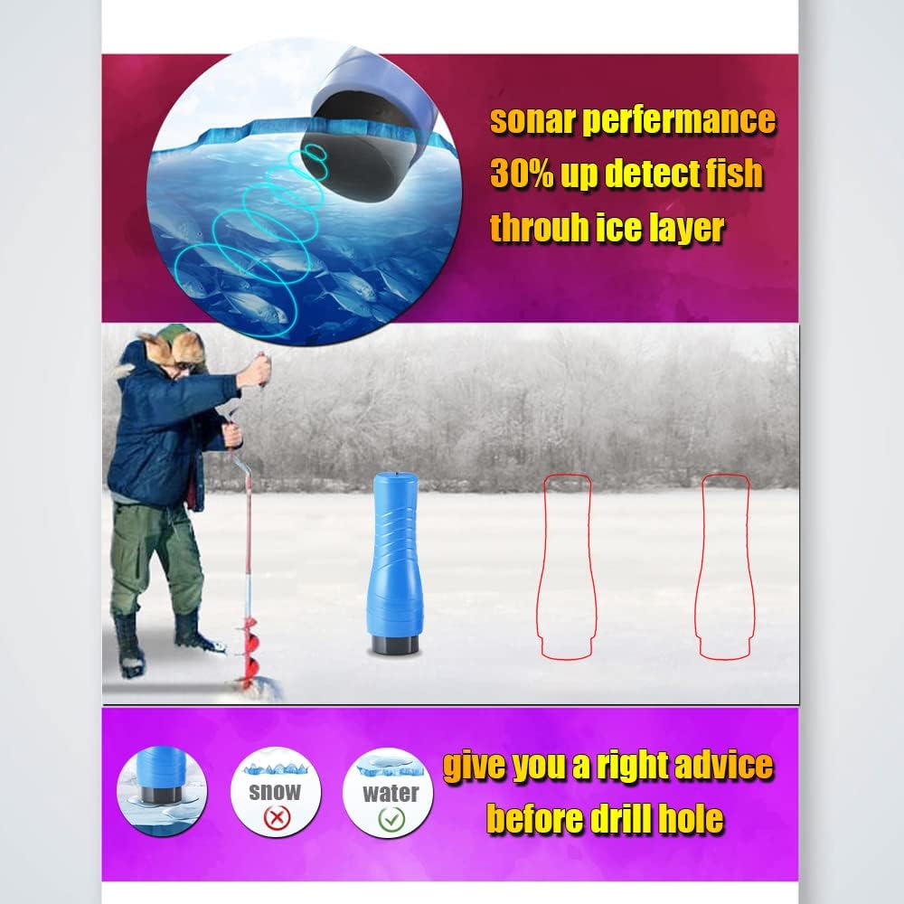 LUCKY Portable Fish Finder for Kayaks Hand held Depth Sounder Fish Detector Depth Finder Fish Finder ice Fishing Boat Fishing Gifts for Men Women