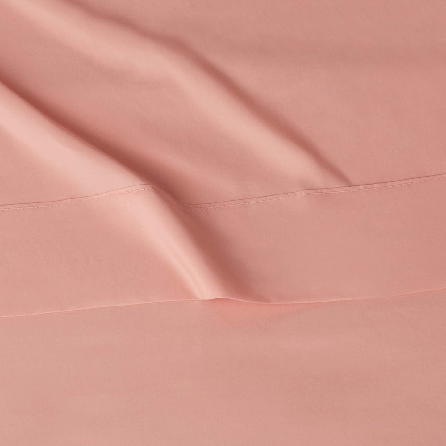 Amazon Basics Lightweight, Breathable Microfiber 4-Piece Bed Sheet Set with 14-Inch Deep Pockets, Full, Blush Pink, Solid