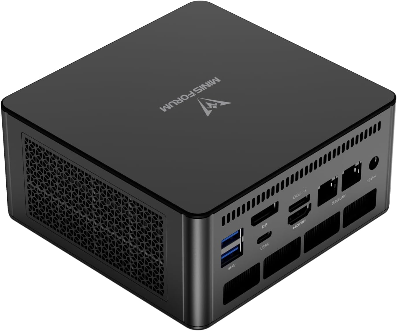 MINISFORUM UM760 Slim Mini PC AMD Ryzen 5 7640HS(6C/12T, up to 4.3GHz) 16GB RAM 1TB SSD Micro Computer, HDMI(4K), DP(4K),USB4(8K) Triple Video Output, AMD Radeon 760M Graphics 2.5G LAN Small PC