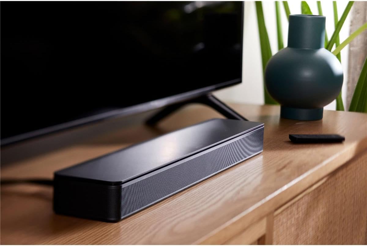 Bose TV Speaker- Small Soundbar with Bluetooth and HDMI-ARC connectivity, Black. Includes Remote Control