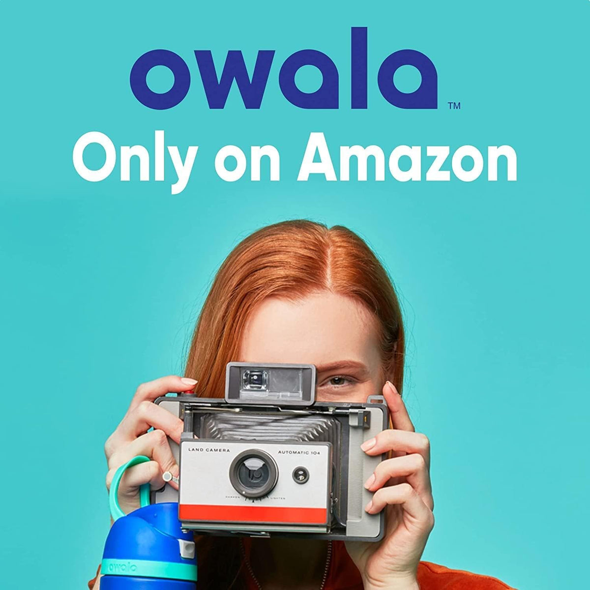 Owala FreeSip Insulated Stainless Steel Water Bottle with Straw for Sports, Travel, and School BPA-Free Sports Water Bottle, 24 oz, Beach House - PuriLite