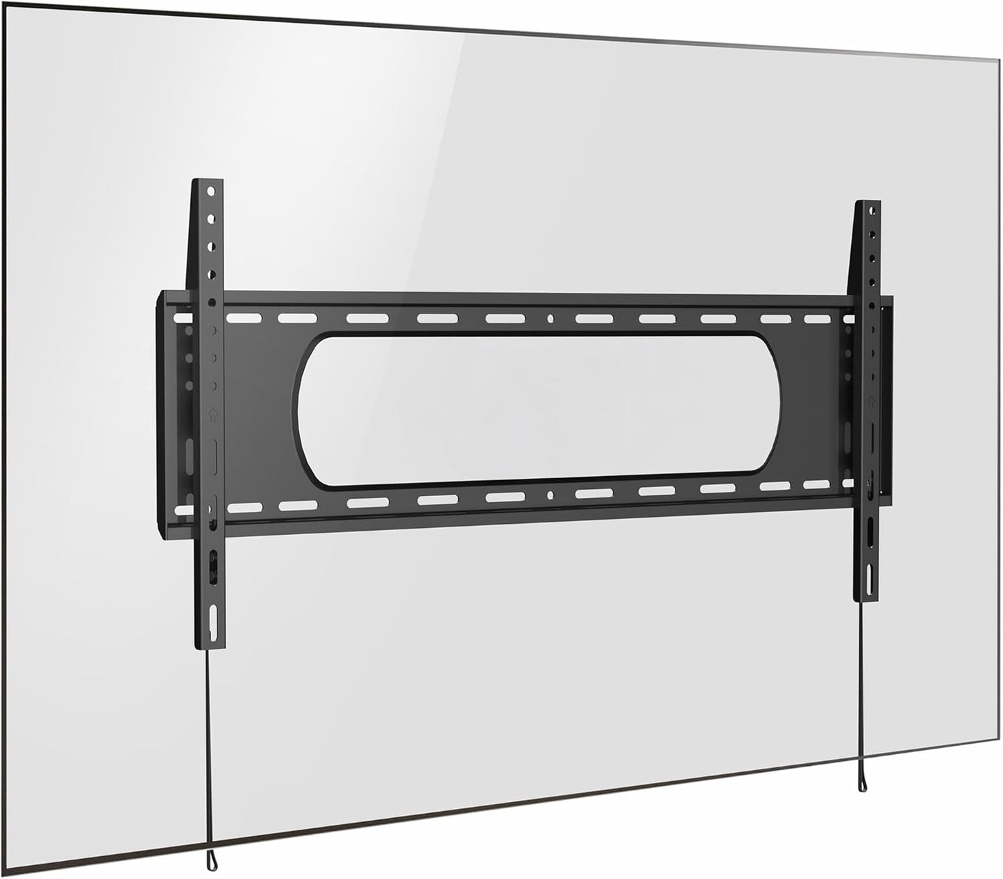 VIVO Extra Large Heavy Duty 43 to 100 inch LCD LED Curved and Flat Panel Screen, TV Wall Mount Bracket with Max 800x400mmmm VESA, Black, MOUNT-VW100F