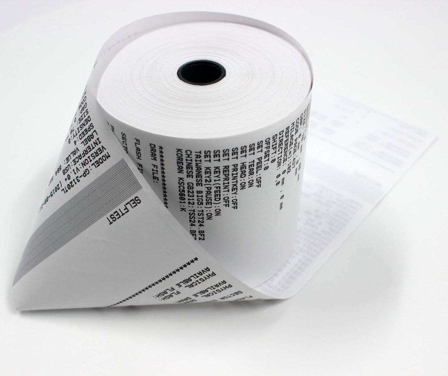 (32 Rolls) 3 1/8 x 220 Thermal Paper Receipt Rolls fits All Cash Register, Clover POS TM-T88 T20 T90 Bixolon SRP-350 370