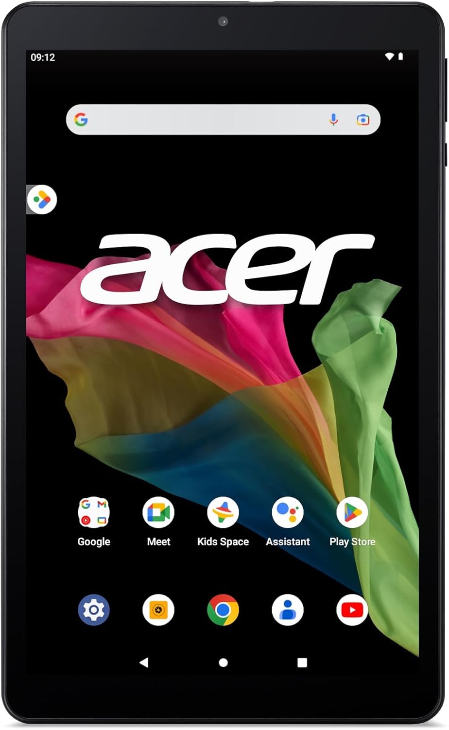 ACER A10-11-K2L0-CA Android 12 OS 10.1IN HD IPS CPU MT8186 UMA VRAM Shared 4GB DDR4 Memory 64GB EMMC MICROSD Camera 5M/5M WRLS LAN 802.11AC BT 4.2