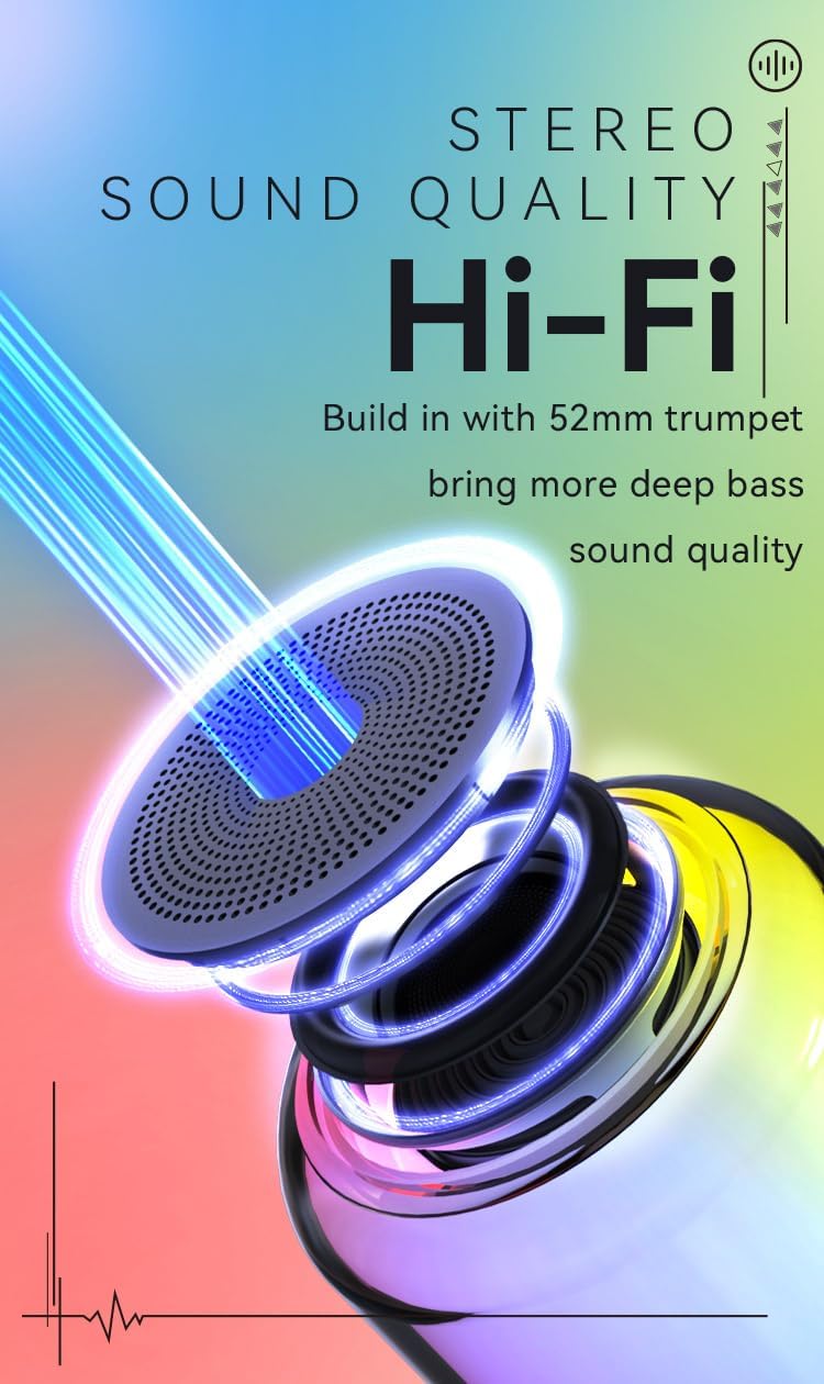 Generic Aura-Sync Surround Color Deep Bass Speaker