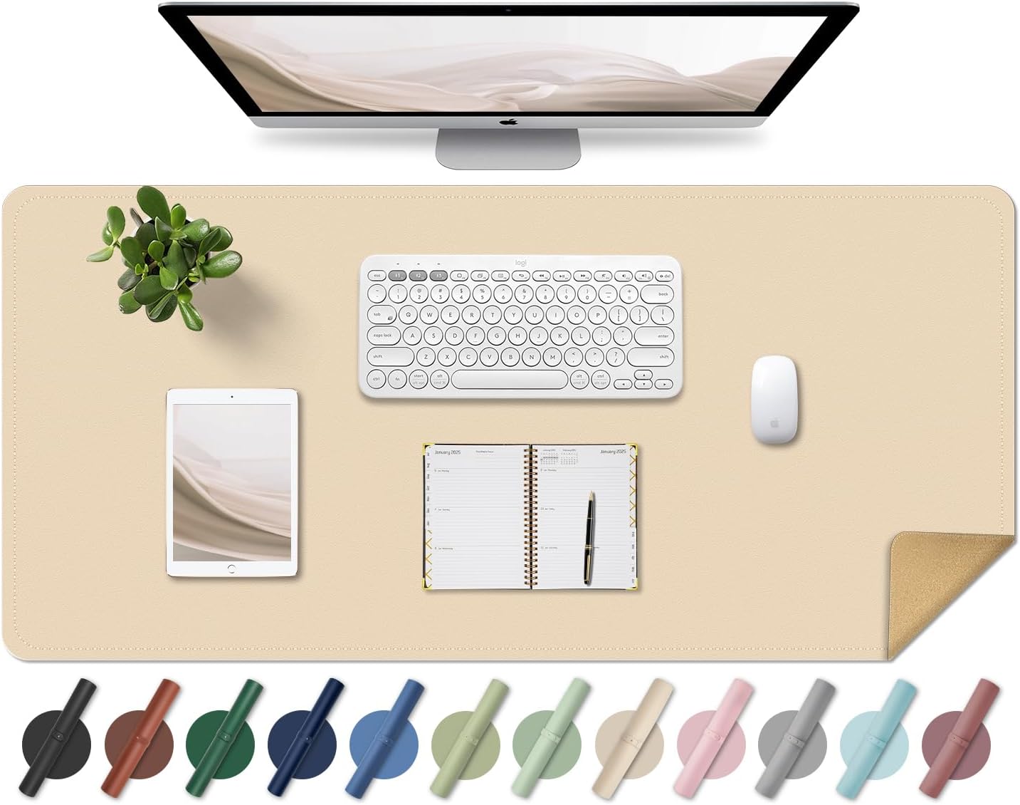 Purilite Select Dual-Sided Desk Pad