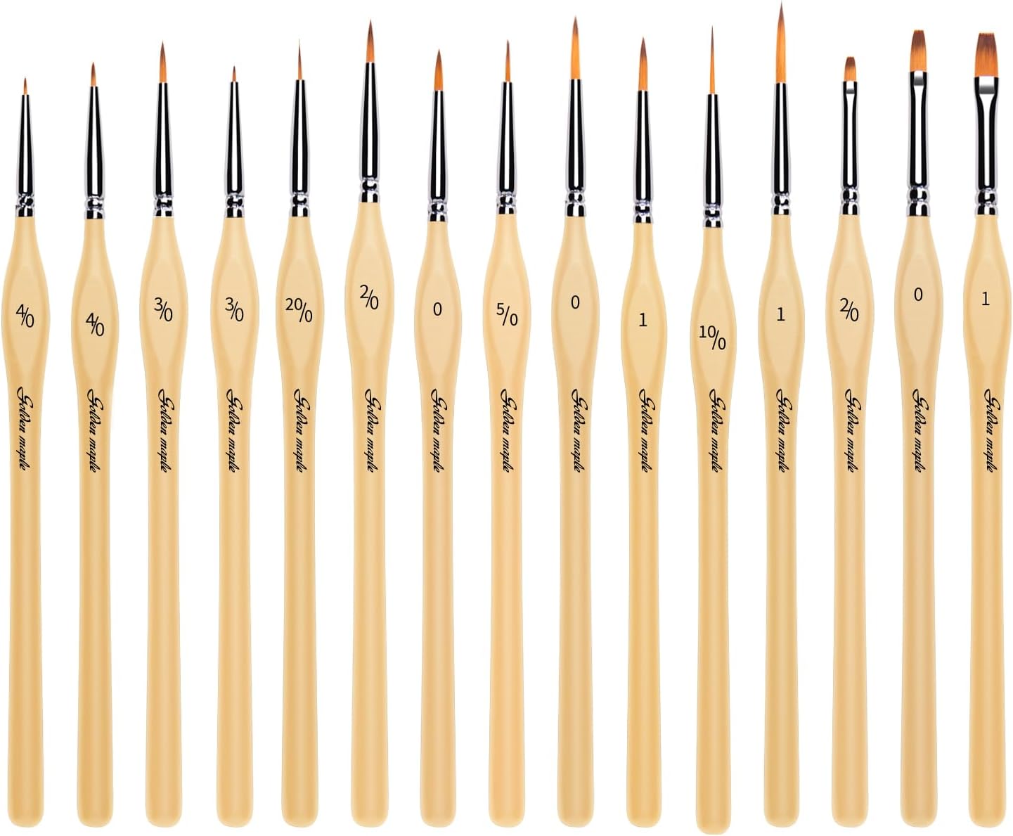 Detail Paint Brushes Set 10pcs Miniature Brushes for Fine Detailing & Art Painting - Acrylic, Watercolor,Oil,Models