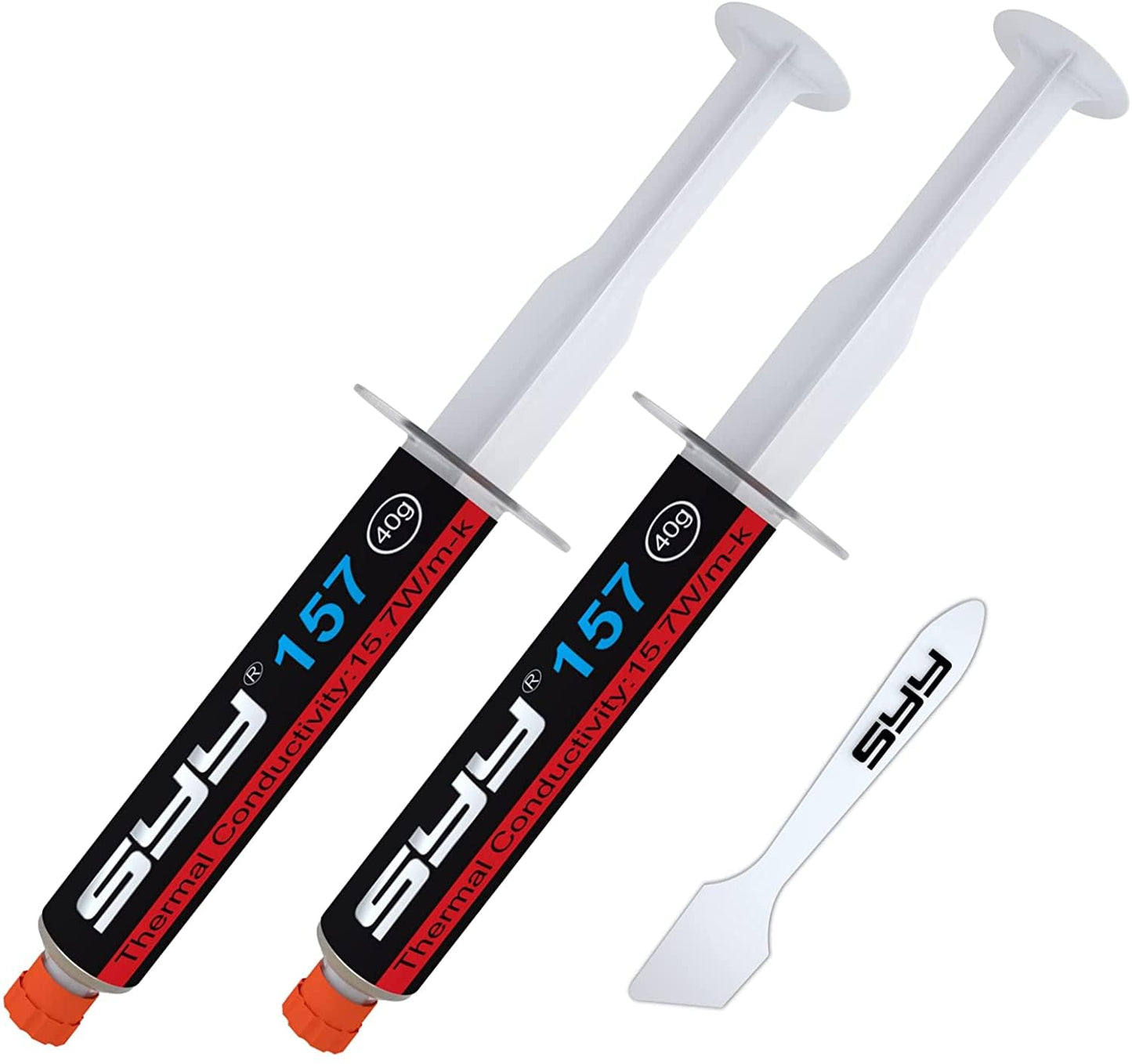 Thermal Paste, SYY 4G with Toolkit CPU Paste Thermal Compound Paste Heatsink for IC/Processor/CPU/All Coolers, Carbon Based High Performance, Thermal Interface Material
