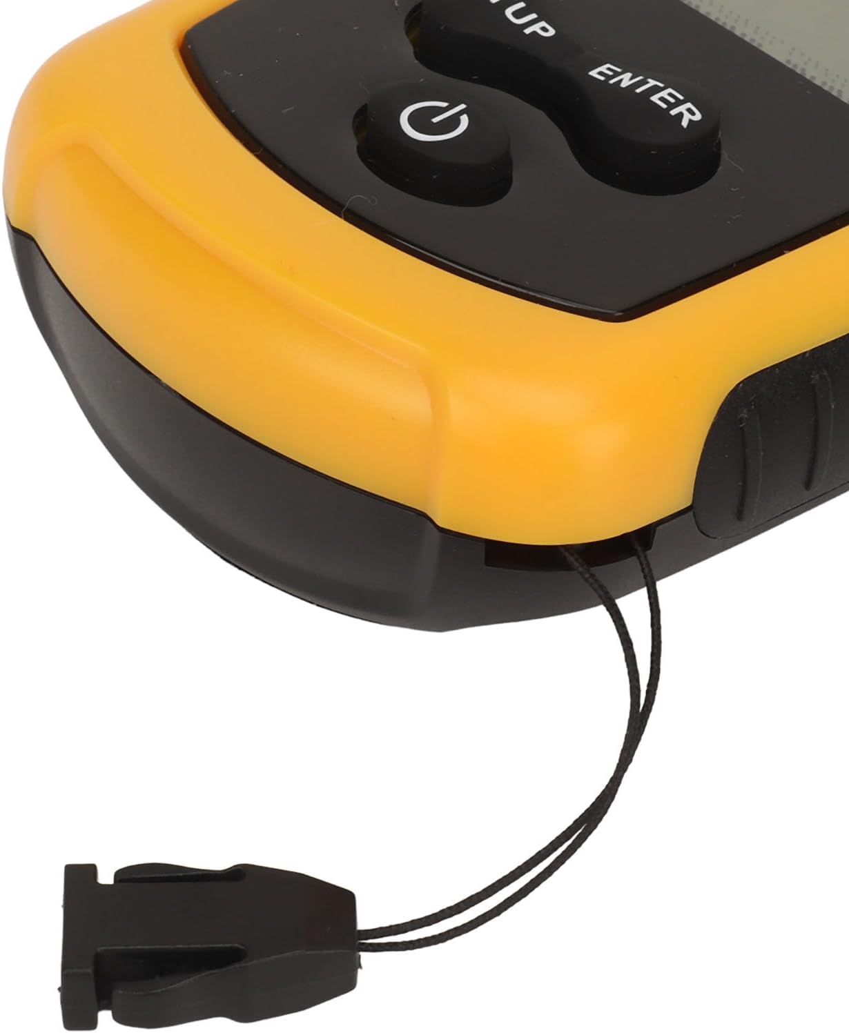 Portable Fish Depth Finder Sensitive Electronic Fishing Alarms Indicator LCD Display Handheld Fish Finder 200khz Sonar Frequency Castable Kayak Boat Fishfinder