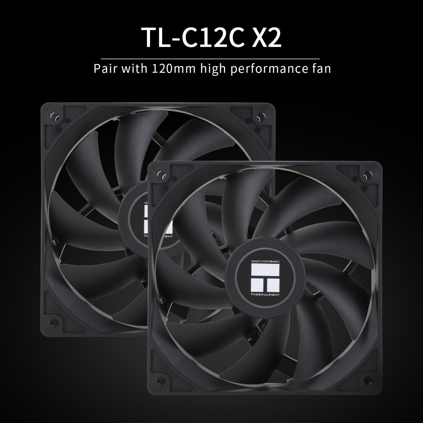 Thermalright Peerless Assassin 120 SE Black CPU Cooler, 6 Heat Pipes AGHP Technology, Dual 120mm PWM Fans, 1550RPM Speed, for AM4/AM5 and Intel LGA 1700/1851/115X/1200,Computer CPU Cooling