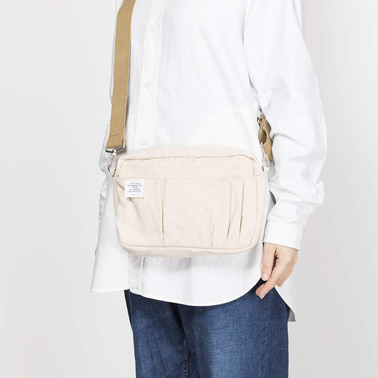 Delfonics 500092 Inner Carrying Bag Size M Yellowe Cotton Pouch Case Bag in Bag, Yellow, 10.5 in. x 7.25 in. x 2.56 in. / Medium, Compact