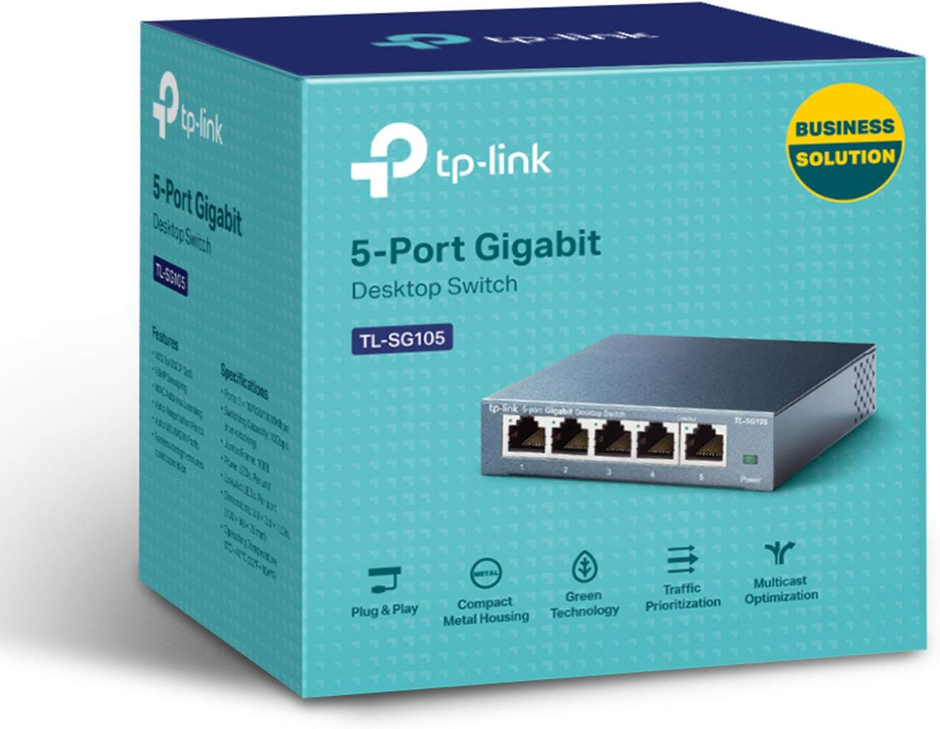 TP-Link TL-SX1008 | 8 Port 10G/Multi-Gig Unmanaged Ethernet Switch | Desktop/Rackmount | Plug & Play | Sturdy Metal Casing | Limited Lifetime Protection | Speed Auto-Negotiation