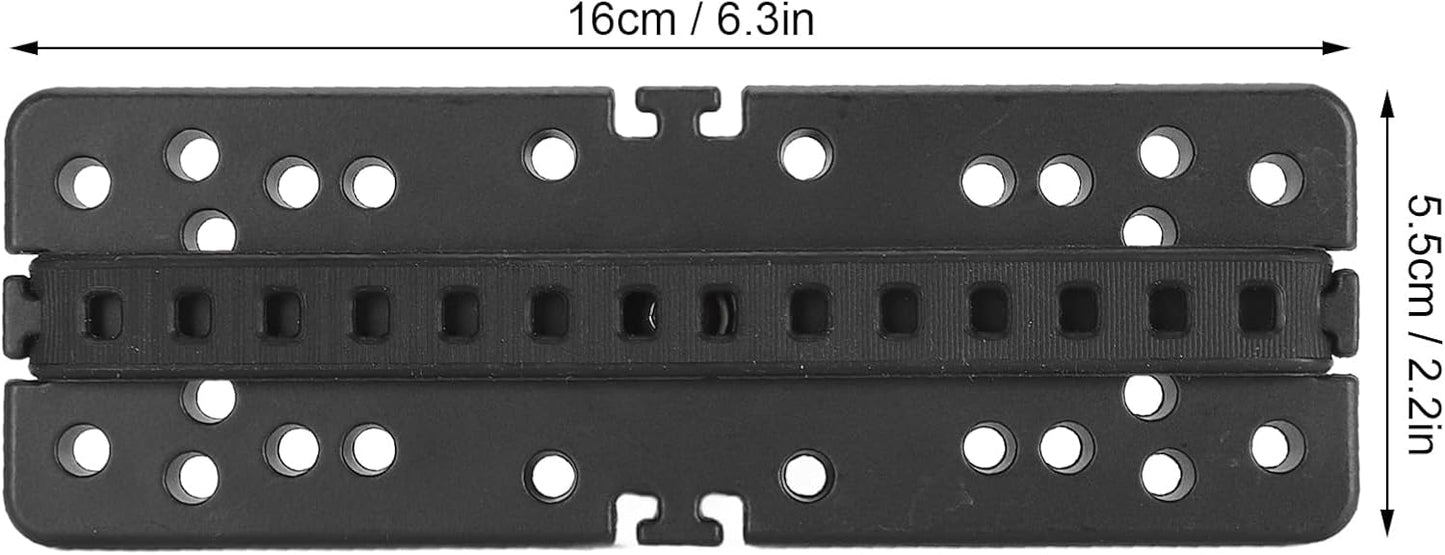 Universal Fish Finder Mount Plate for Garmin,- Durable Nylon and Silicone - High Stability - Compatible with GPSMAP, Striker Plus, ECHOMAP, HDS Carbon, Hook Reveal,