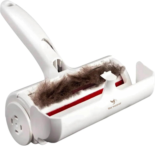 Pet Hair Remover Roller, Reusable Animal Hair Removal Brush for Dogs and Cats, Self Clean Pet Fur from Carpet, Furniture, Rugs, Laundry, Clothes and Bedding, Sofa (Red) - PuriLite