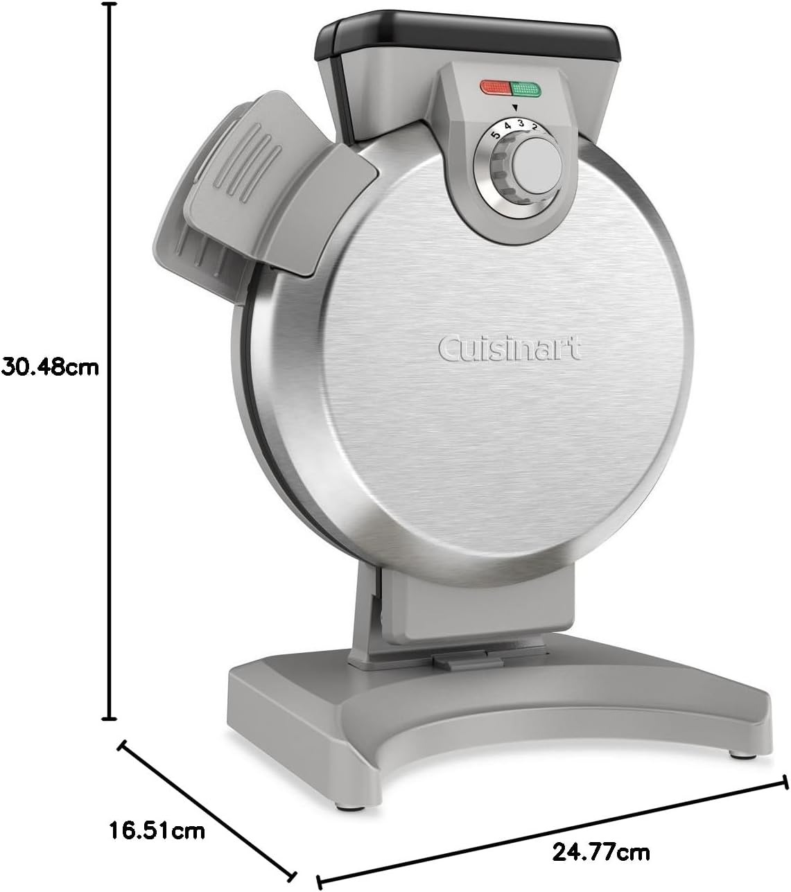 Cuisinart WAF-V100C Vertical Belgian Waffle Maker/Waffle Iron, Silver