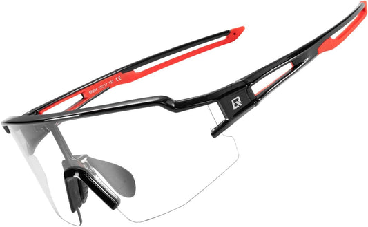 ROCKBROS Cycling Sunglasses Photochromic Sports Glasses for Men Women UV Protection Bike Goggles - PuriLite