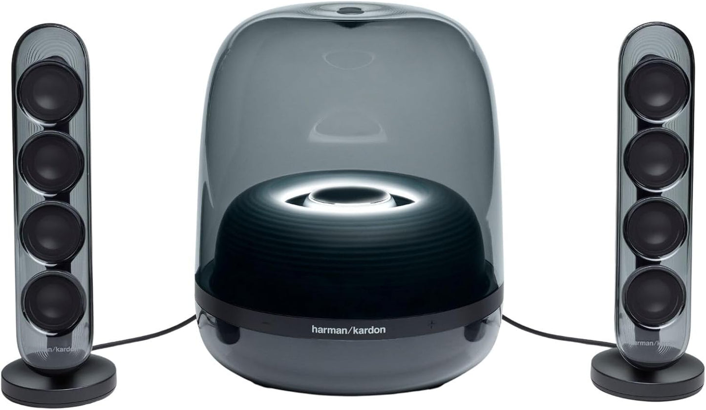 Harman Kardon SoundSticks 4 Bluetooth Speaker System, Black (HKSOUNDSTICK4BLKAM)