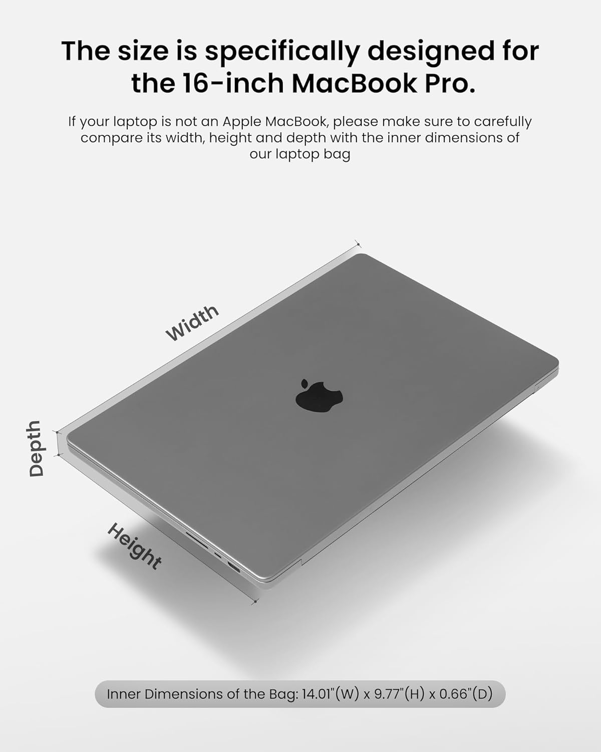 tomtoc 360 Protective Laptop Sleeve for 14-inch MacBook Pro M4/M3/M2/M1 Pro/Max 2024-2021, 13.5-14.4 Inch Surface Laptop Studio 2/6/5, Water-Resistant Carrying Case for ASUS VivoBook/ZenBook 14