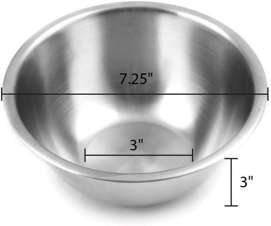 Fox Run 7326 Stainless Steel Mixing Bowl, 1.25-Quart - PuriLite